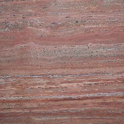 Mesada de travertino Travertino Rojo